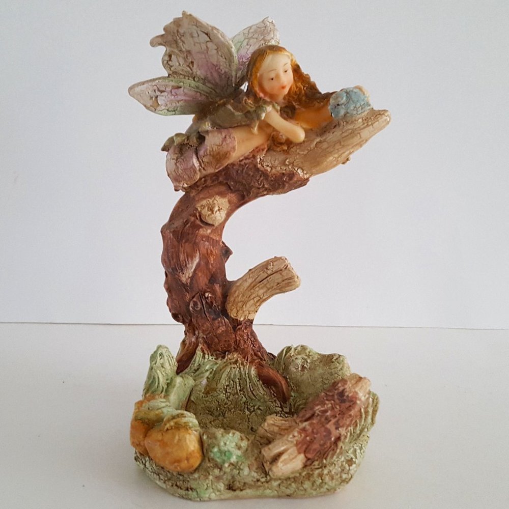 Jewelry Holder Fairy Resin Small